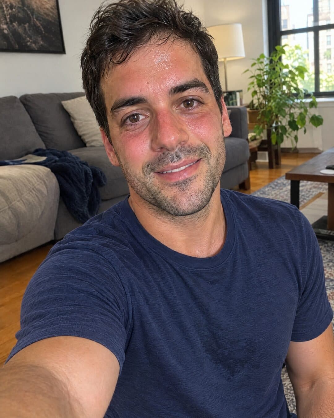 Face wall selfie, day 7